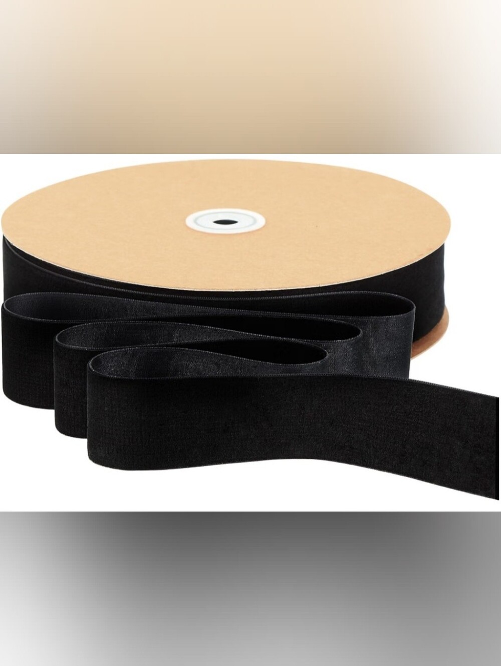 Black Velvet Ribbon Trim for Women Accessories 1.5" 25 Yards